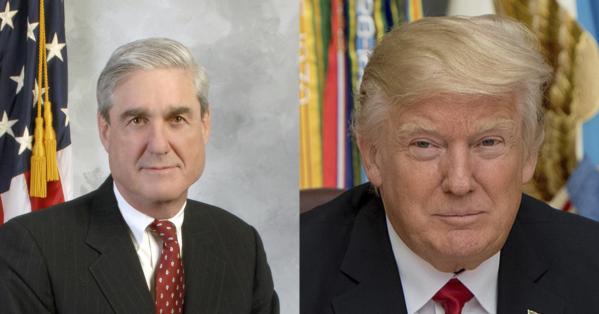 Robert Mueller y Donald Trump © Wikimedia Commons / CiberCuba