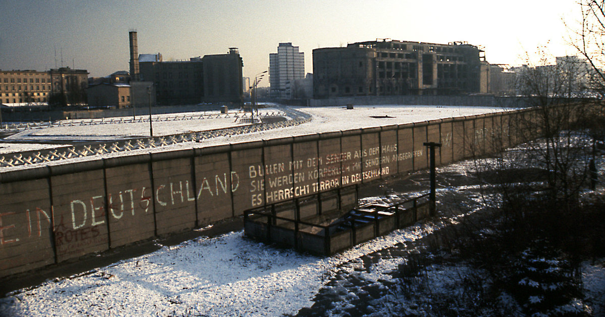 El muro de Berlín © Wikimedia Commons