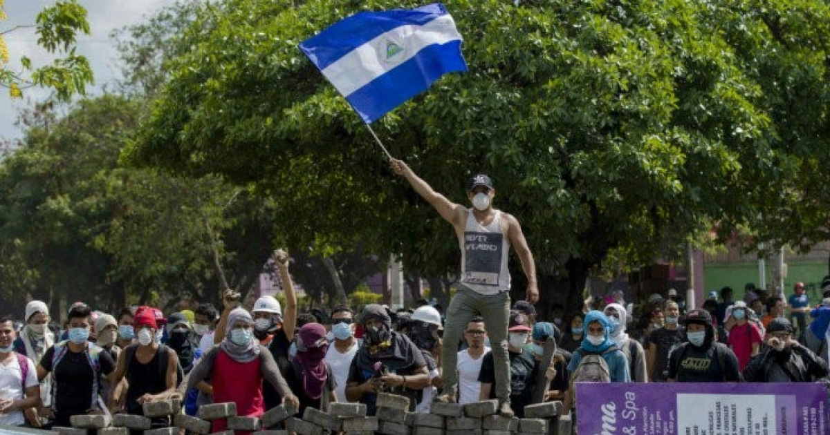 Protestas en Nicaragua. © Twitter/ @raulbsc1080 
