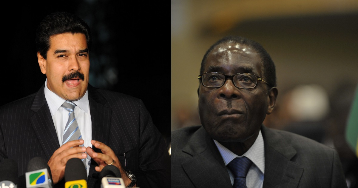 Nicolás Maduro y Robert Mugabe © Wikimedia Commons