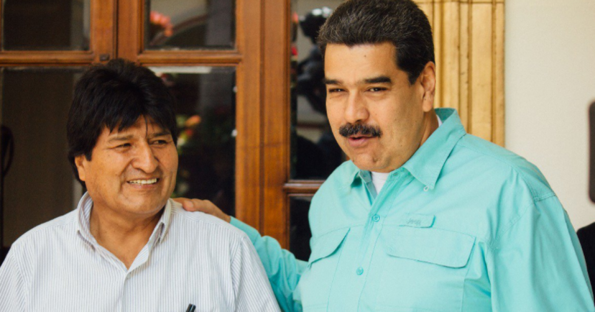 Evo Morales y Nocolás Maduro © Twitter / Nicolás Maduro