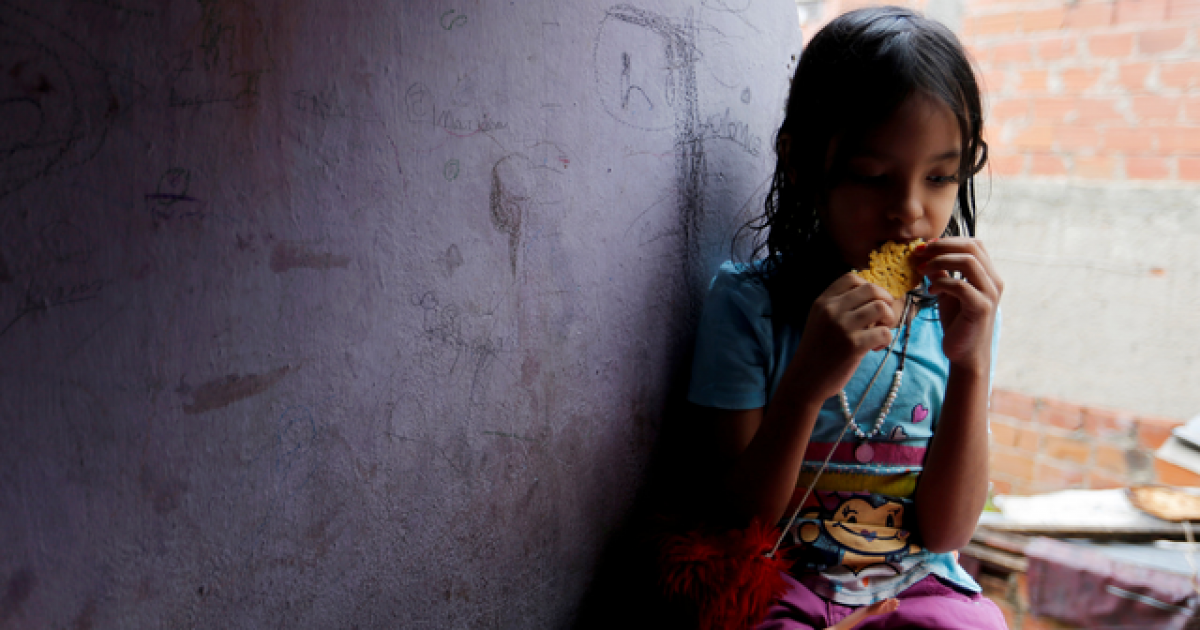 Niña venezolana © Reuters/AndrésMartínezCasares