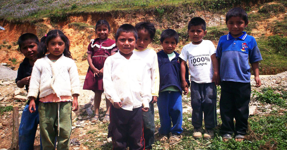 Niños mexicanos [Imagen de Archivo] © Wikimedia