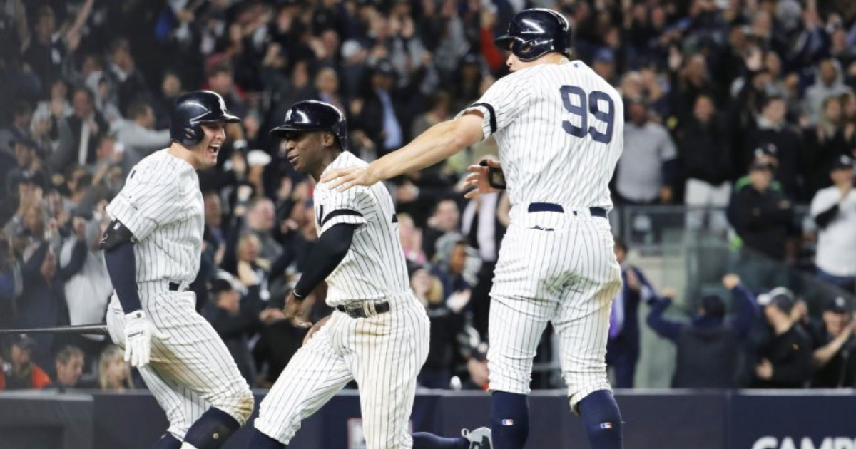 Yankees empatan serie frente a Astros © NYY/Twitter