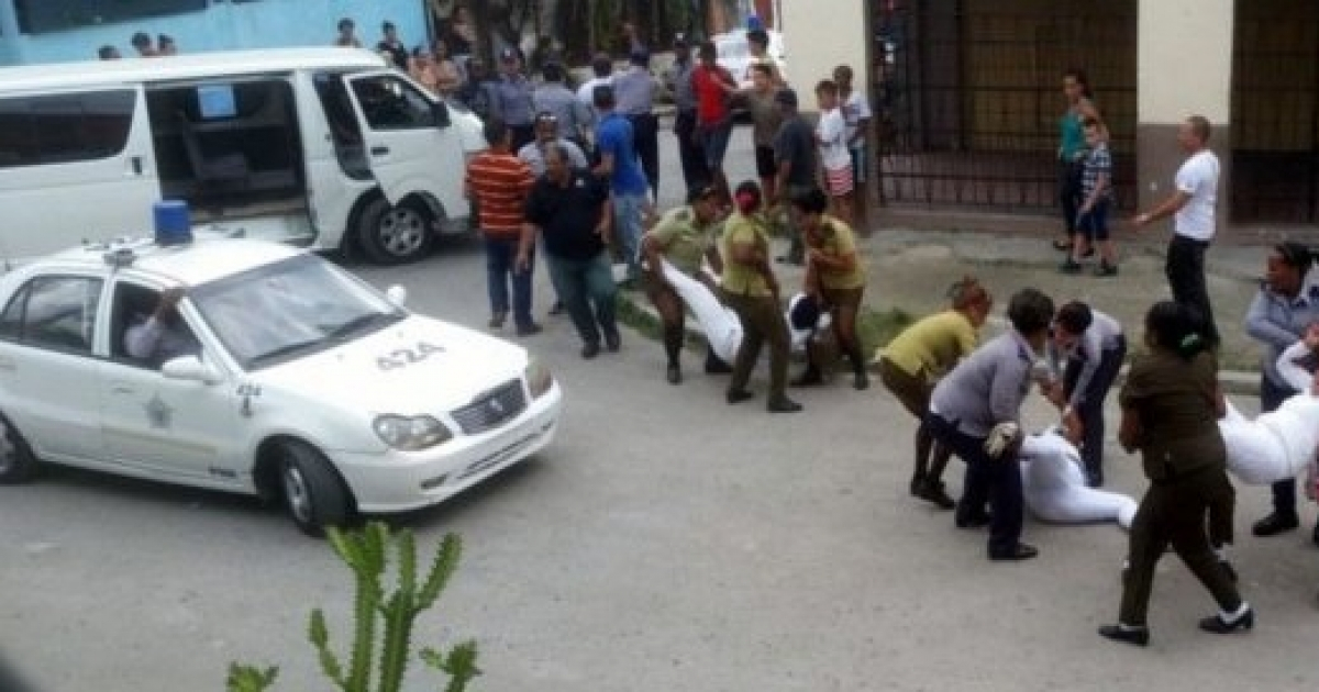 Represión en Cuba. © Martí Noticias/ Twitter