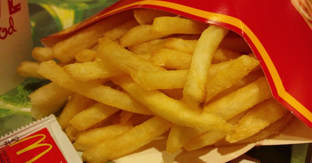 Papas fritas en McDonald © Wikimedia Commons/Creative Commons