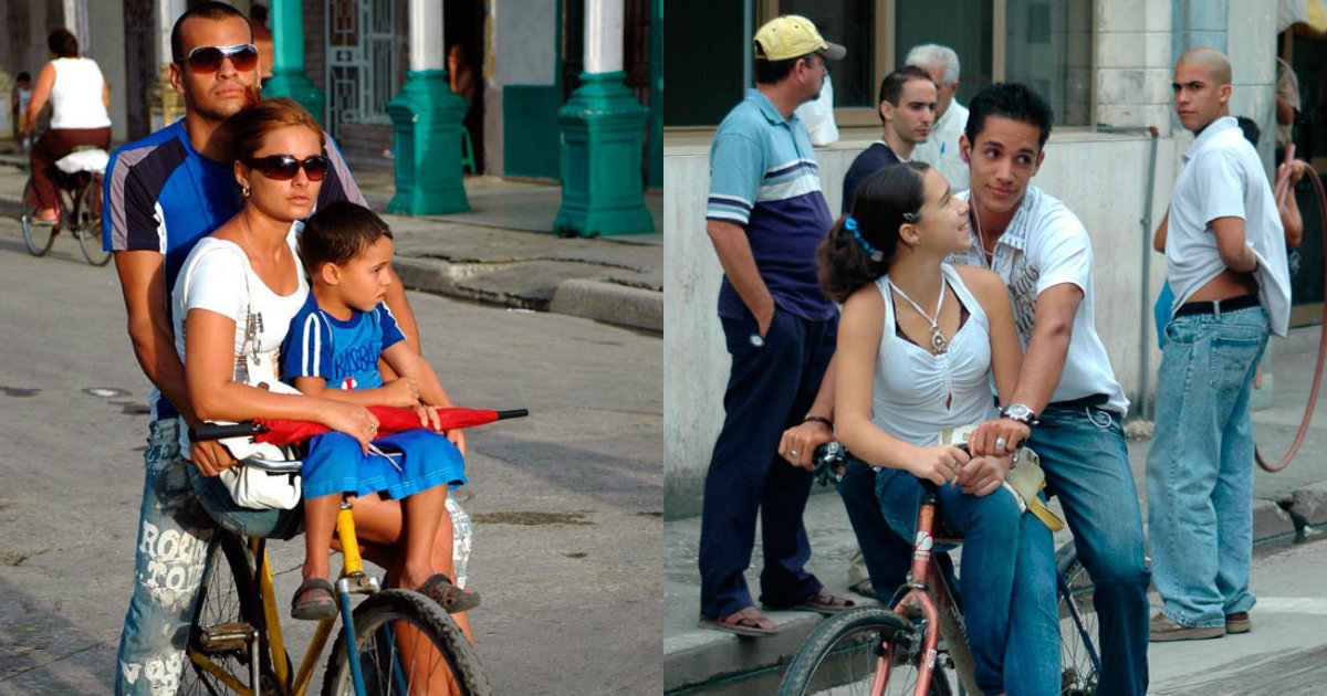 Cubanos en bicicleta © Cubadebate/ Kaloian Santos Cabrera