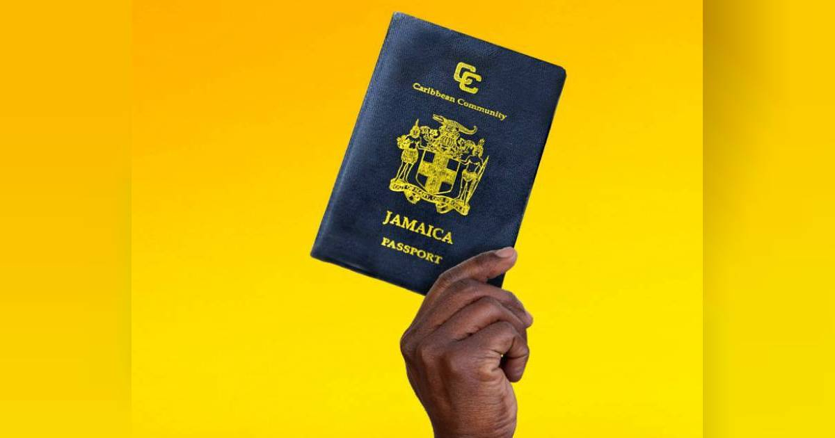 Pasaporte jamaicano. © PICA Jamaica / Twitter