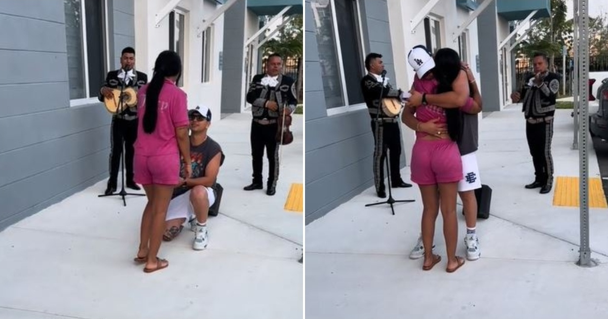 Propuesta de matrimonio de un cubano con mariachis se vuelve viral