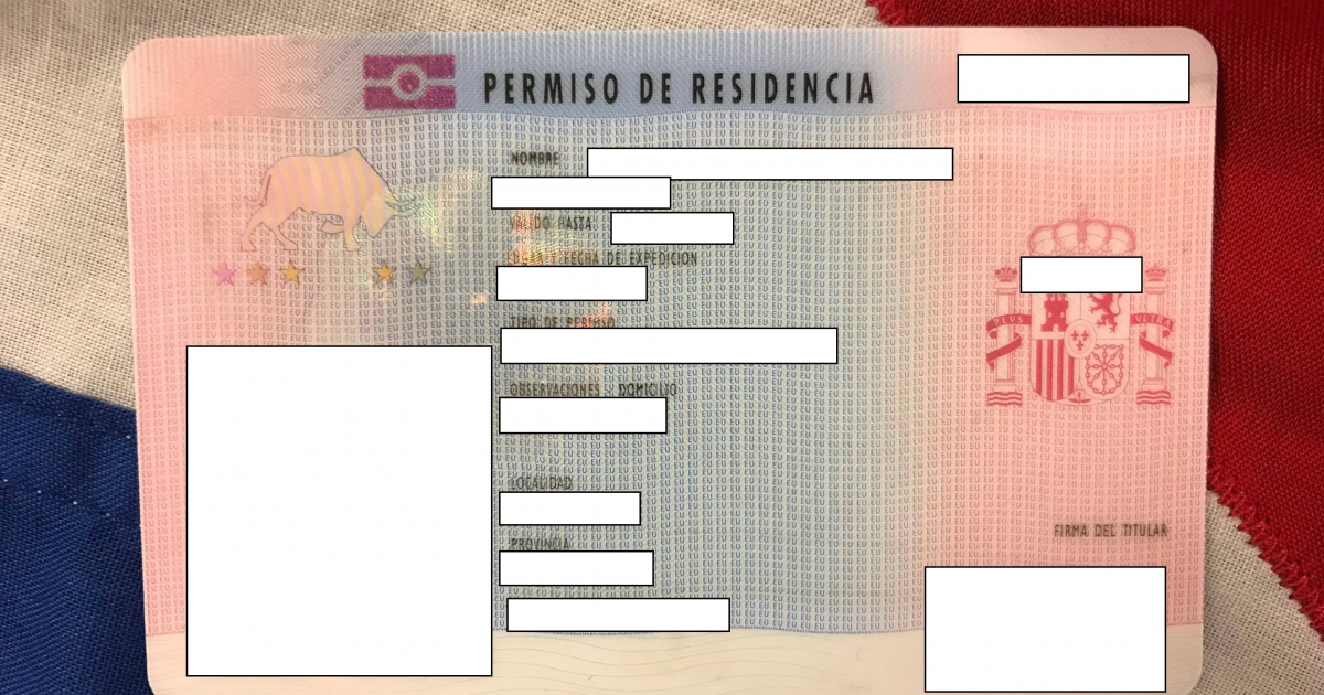 Permiso de Residencia en España © CiberCuba