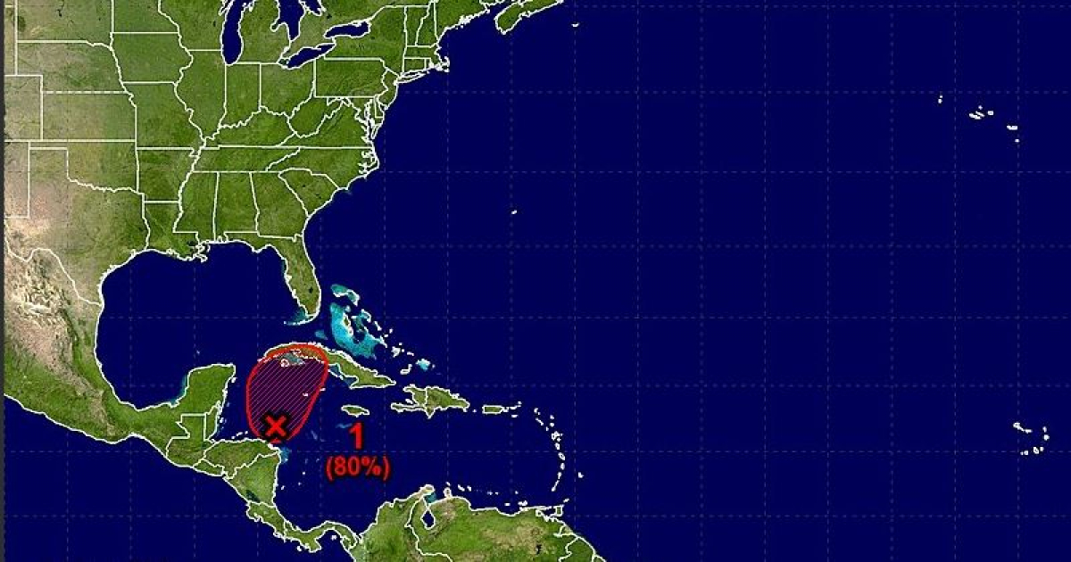 Posible tormenta tropical amenaza a Cuba © NOAA