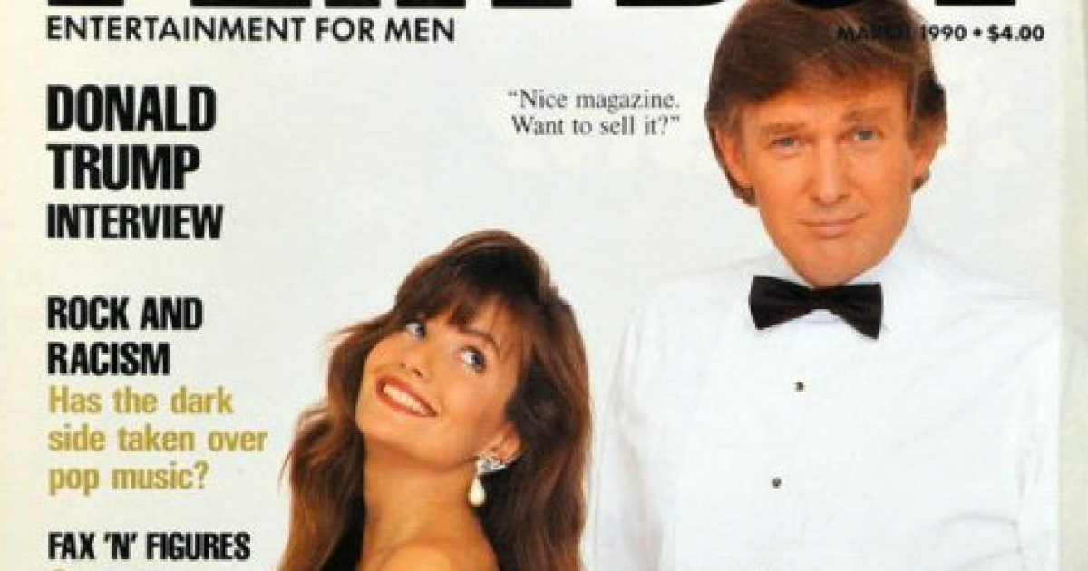 Portada de la revista Playboy con la presencia de Donald Trump © Playboy