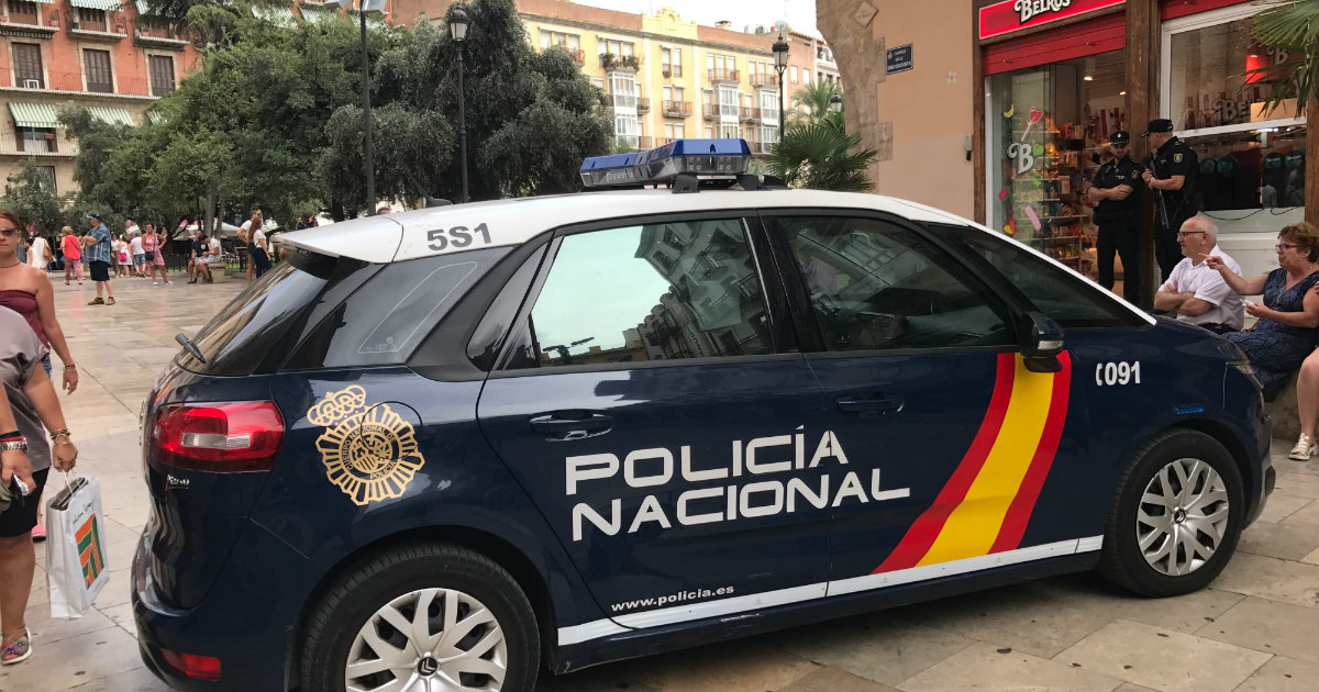 Auto de la Policía Nacional española © CiberCuba