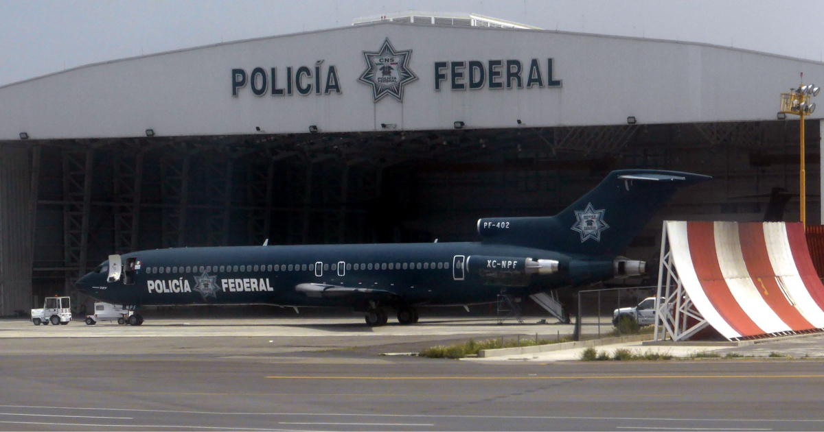 Avión de la Policía Federal de México © Wikimedia