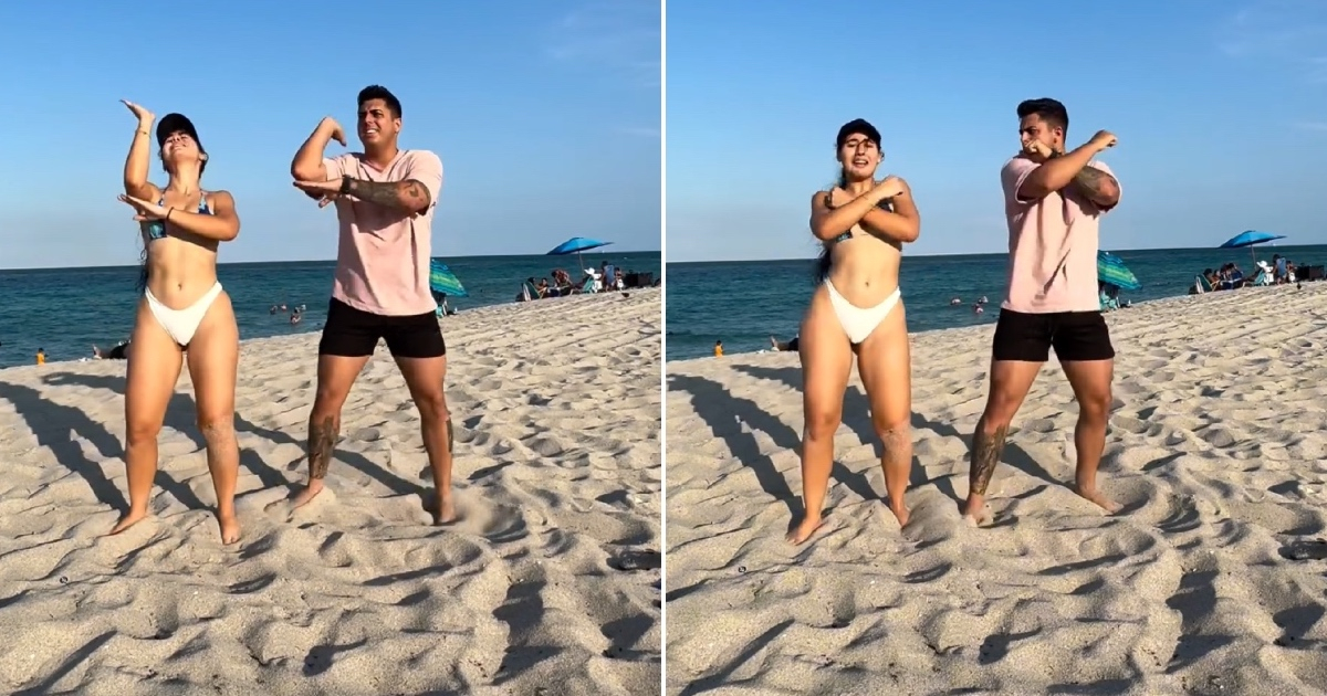 Carnota y su novia se unen al popular desafío al ritmo de "Marca Mandarina"