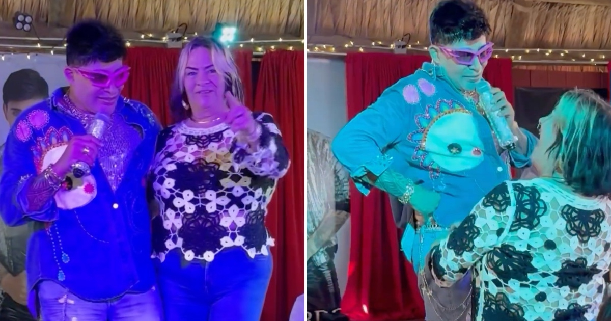 El Divo Eduardo Antonio se enamora del cariño de una fan en su última presentación