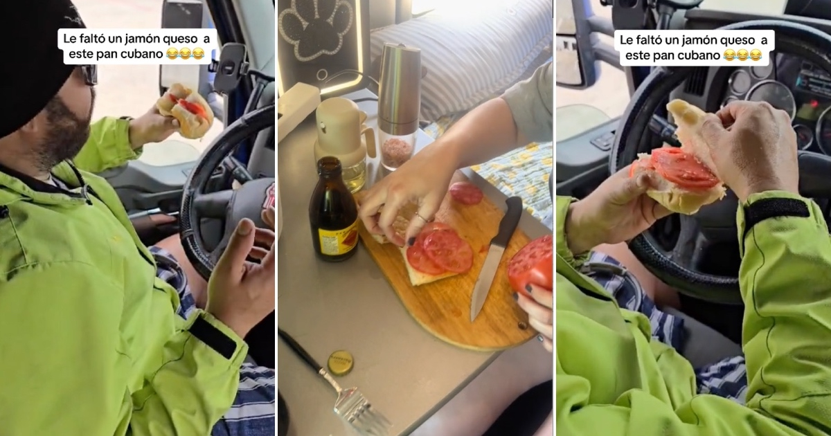 Venezolano sorprendido por el gusto de su esposa cubana por el pan con tomate: "¿Cómo puede ser eso la gloria?"