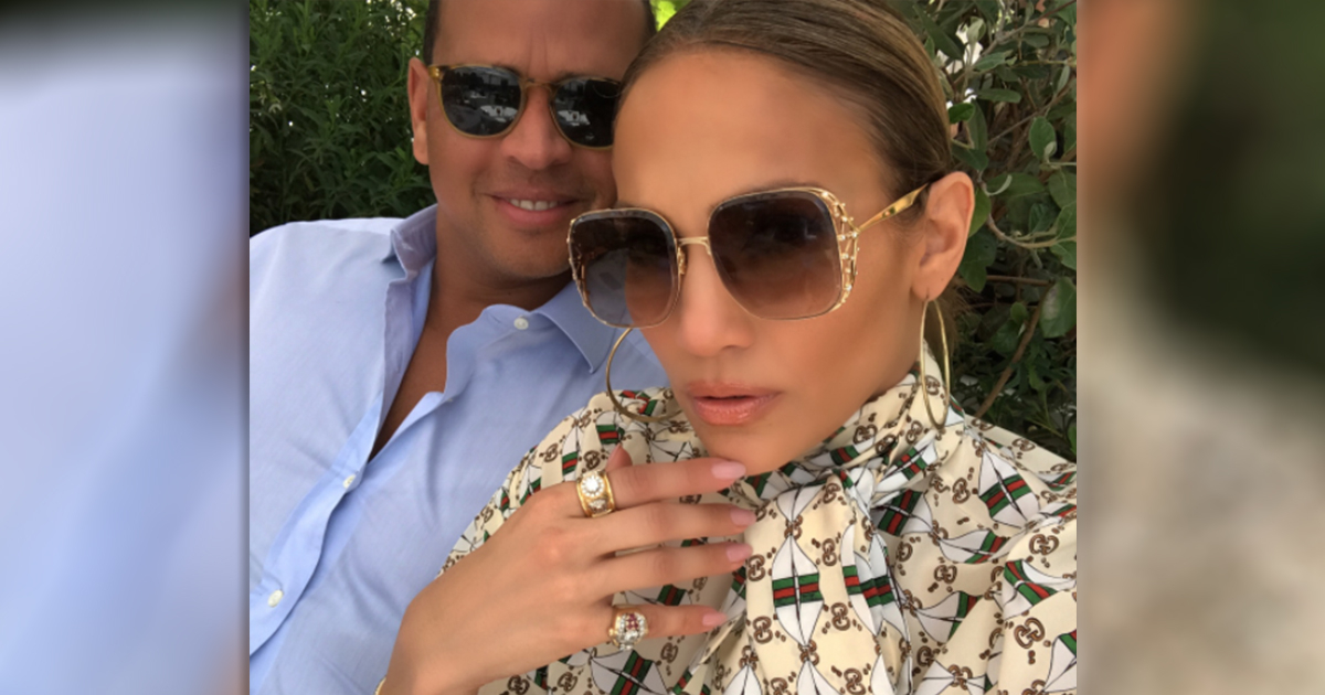 Jennifer Lopez y Alex Rodríguez © Jennifer Lopez / @jlo / Instagram