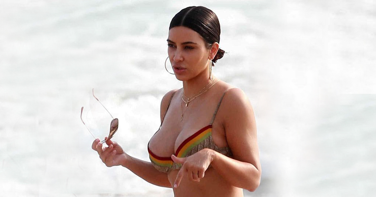 Kim Kardashian sin Photoshop © Kim Kardashian / Infobae / Fotos (Grosby Group)