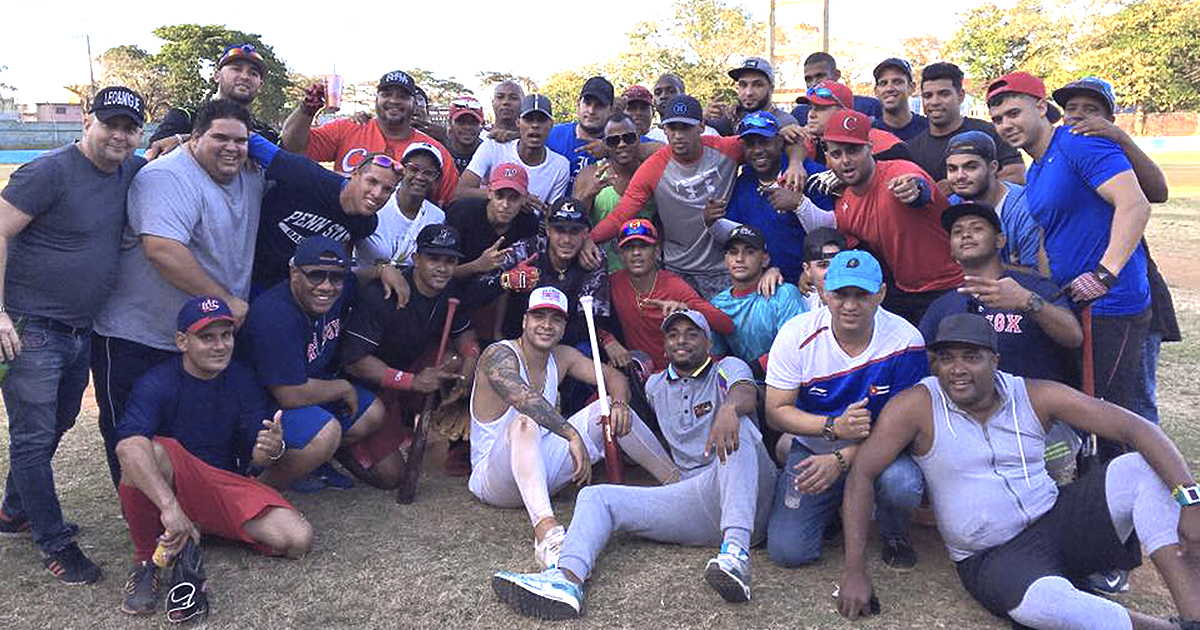 encuentro amistoso pelota © Instagram/el Dany