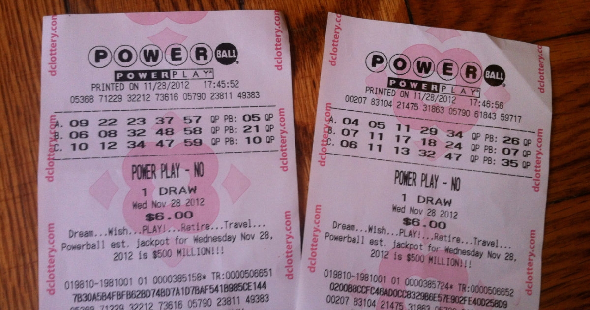 Boleto de archivo de la lotería Powerball © Flickr / Archivo