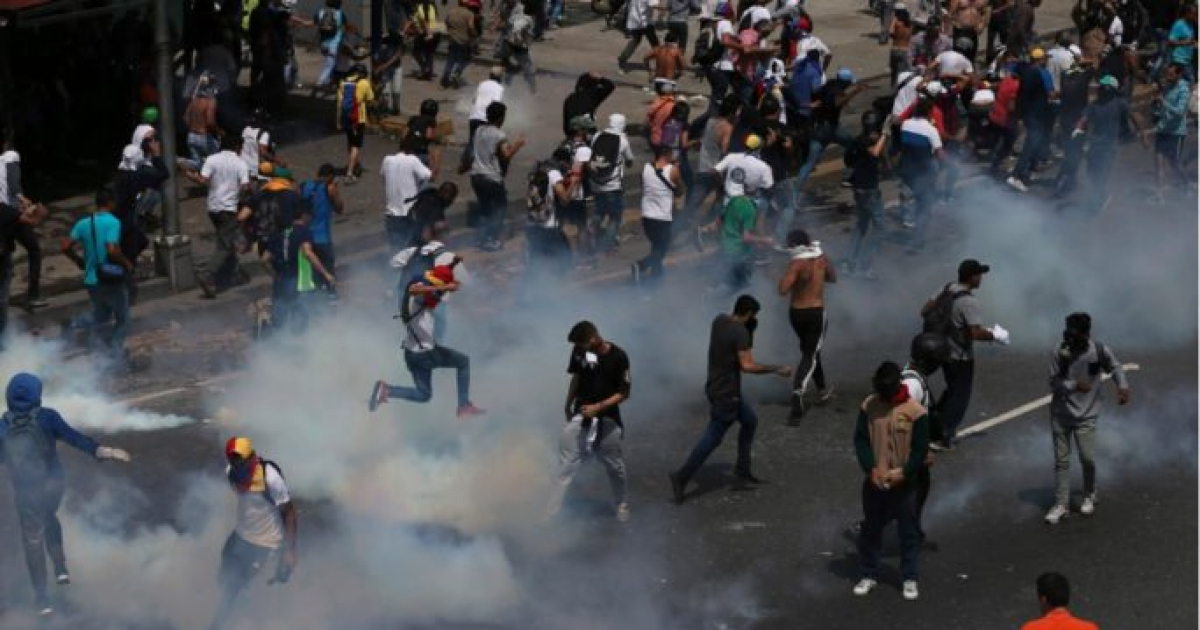 Protestas en Venezuela © hoy.com.do