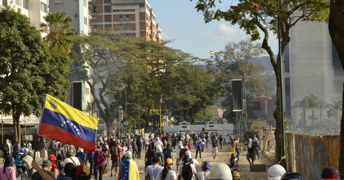 Protestas de la oposición contra Maduro en las calles de Venezuela © Wikimedia Commons