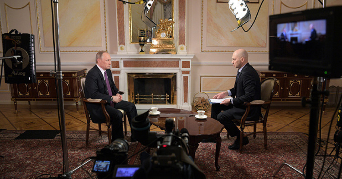 El presidente de Rusia, Vladimir Putin, durante una entrevista © Sputnik/ Alexey Drujinin