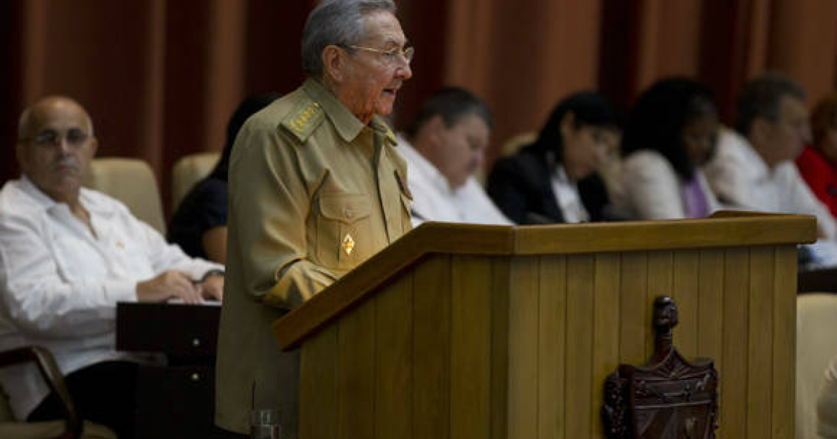 El presidente cubano Raúl Castro en el plenario de la Asamblea Nacional © Ladyrene Pérez/ Cubadebate