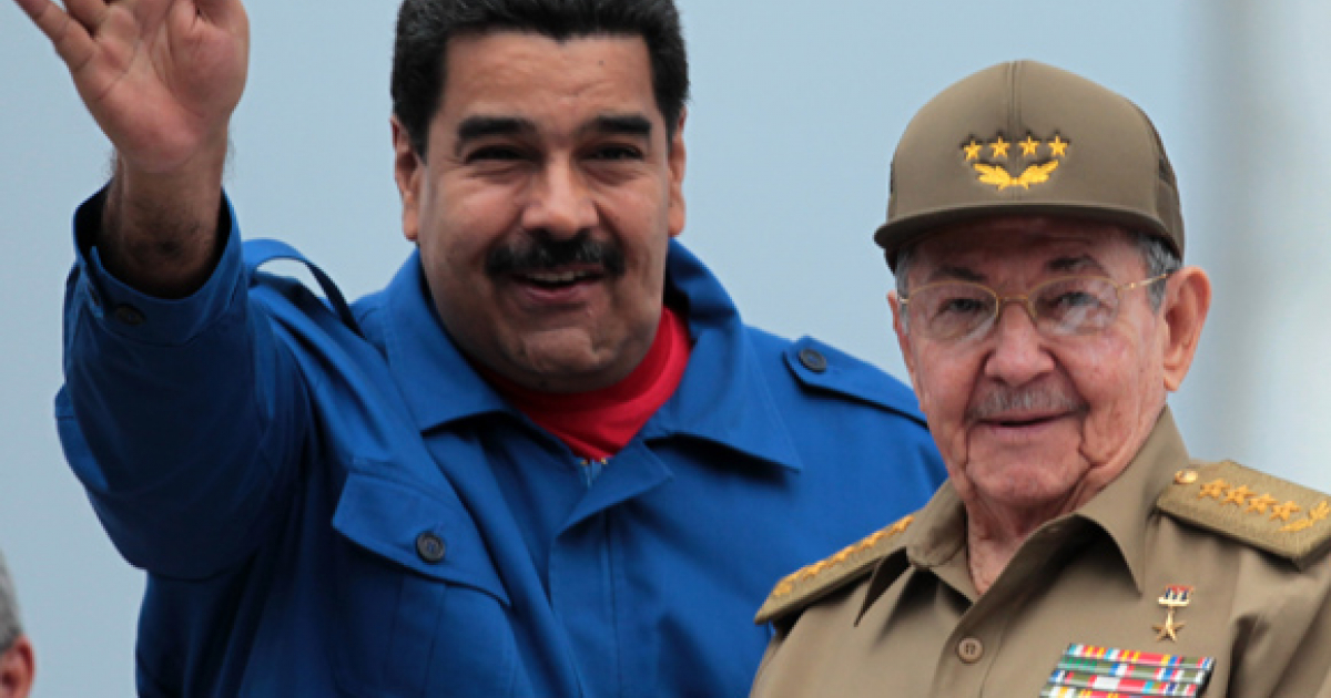 Nicolás Maduro y raúl Castro © Cubadebate