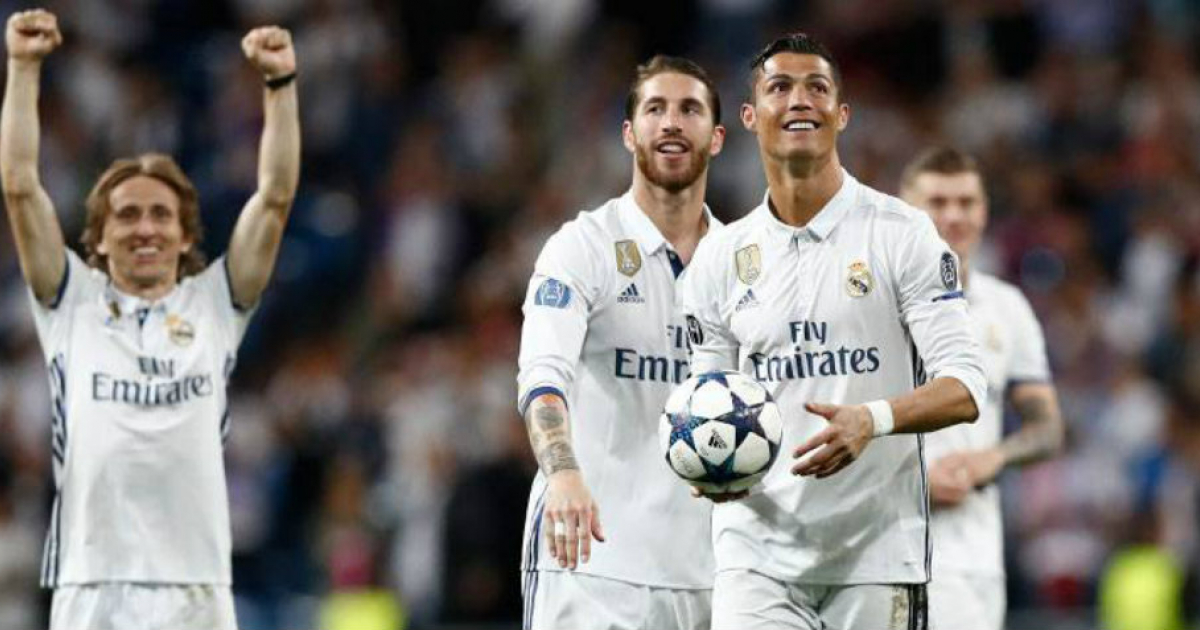 Jugadores del Real Madrid celebrando un gol © Real Madrid