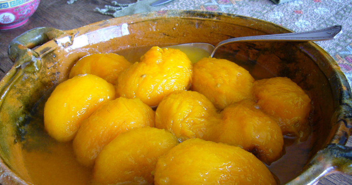 Receta de Mangos en almíbar - CiberCuba Cocina