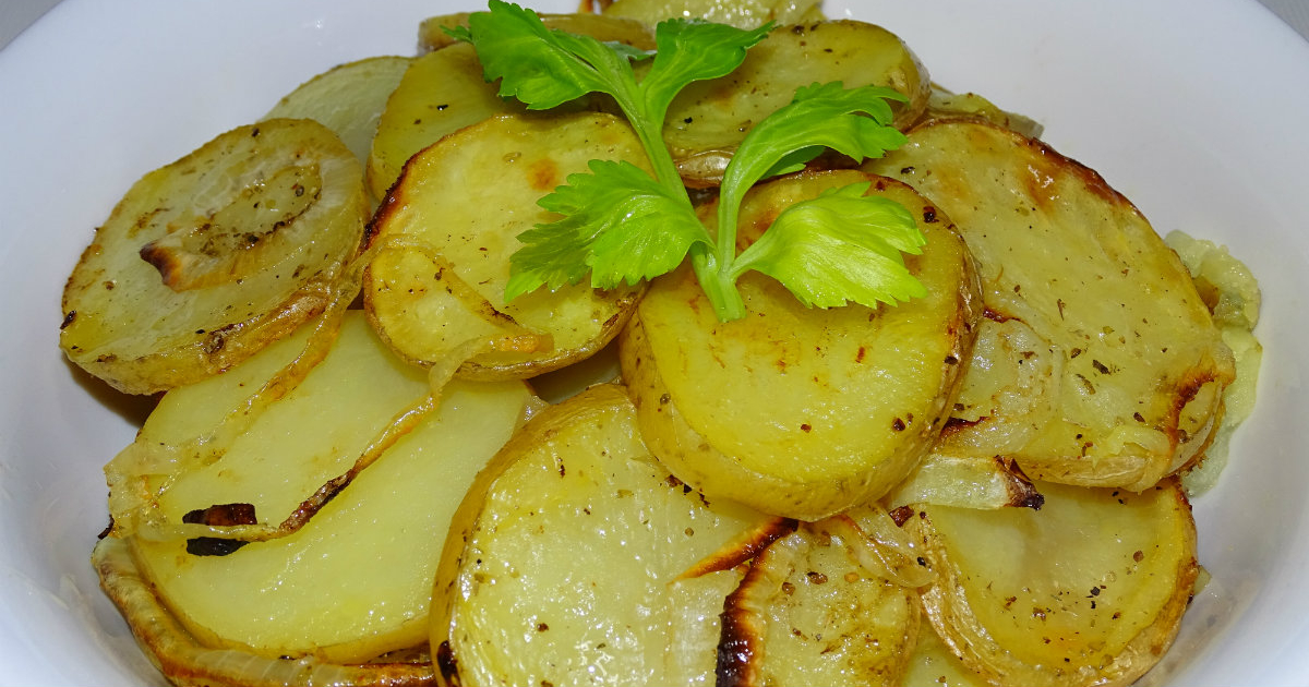 receta de papas al horno en horno