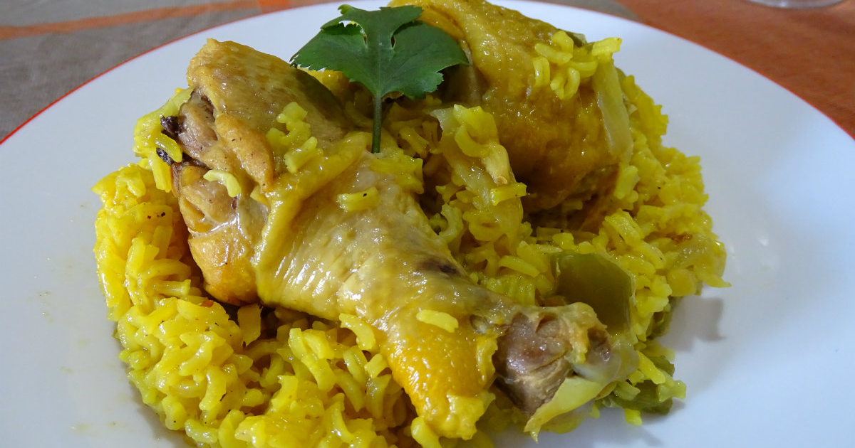 Rezept für Reis mit Hähnchen - CiberCuba Küche