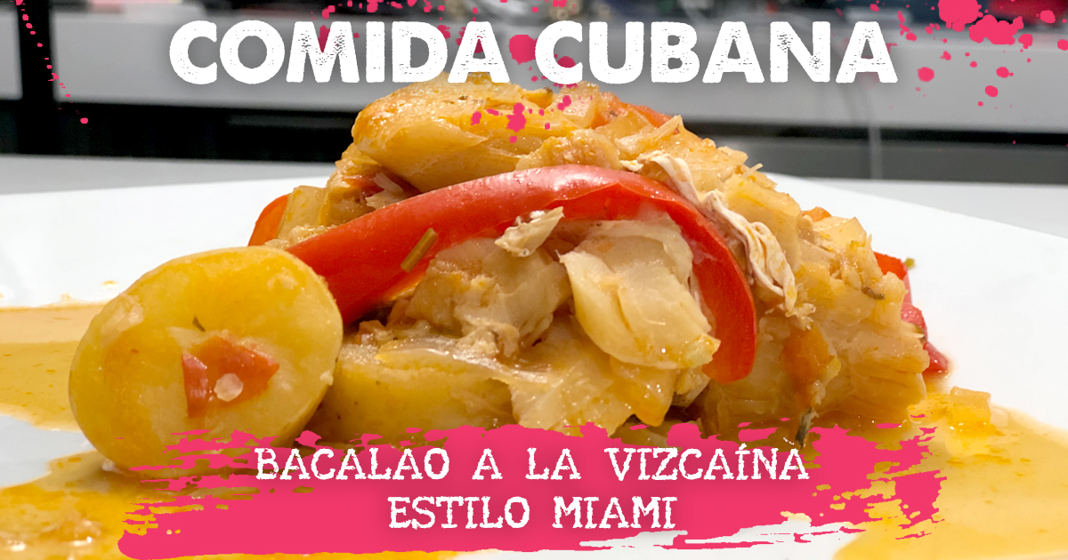 Miami style Biscayan cod