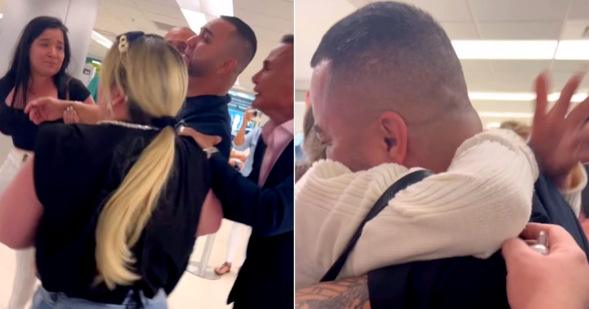 Madre cubana se reencuentra con su hijo en Estados Unidos tras más de dos décadas de separación