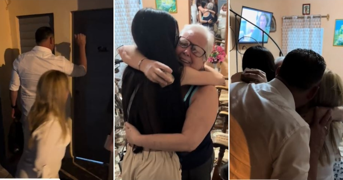Regreso sorpresa: cubana conmueve con reencuentro familiar en TikTok