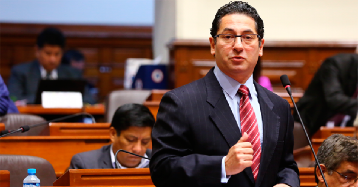 Salvador Heresi, Ministro de Justicia y Derechos Humanos © Congreso Perú