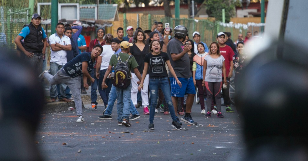 Enfrentamientos en México por precio del combustible © Isaac Esquivel / cuartoconcurso.com