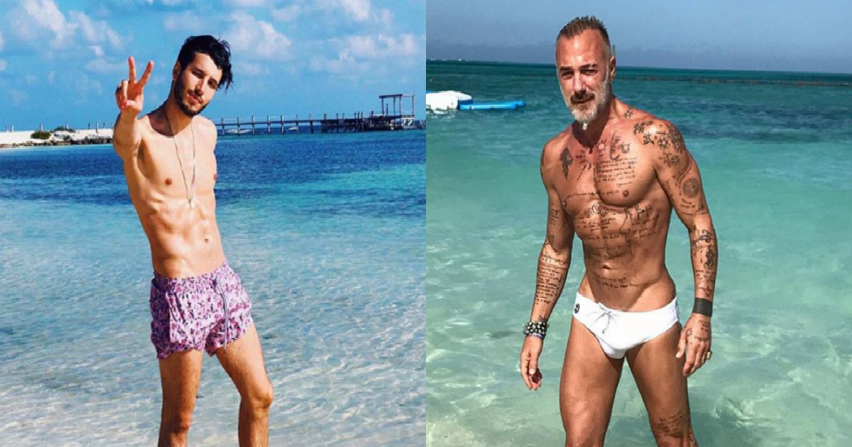 Sebastian Yatra y Gianluca Vacchi disfrutan de playas paradisíacas © Instagram / Sebastian Yatra y Gianluca Vacchi