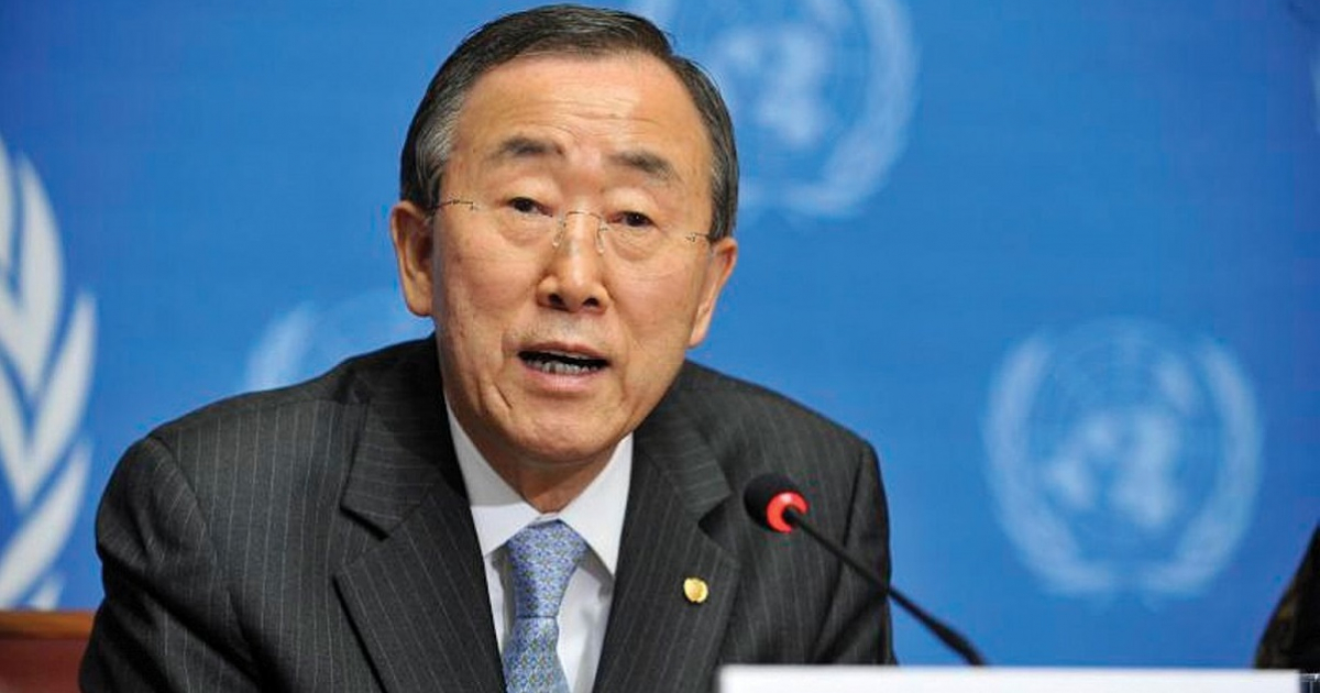  © Condena secretario general de la Organización de las Naciones Unidas, Ban Ki-moon, acto de terrorismo ocurrido en Orlando