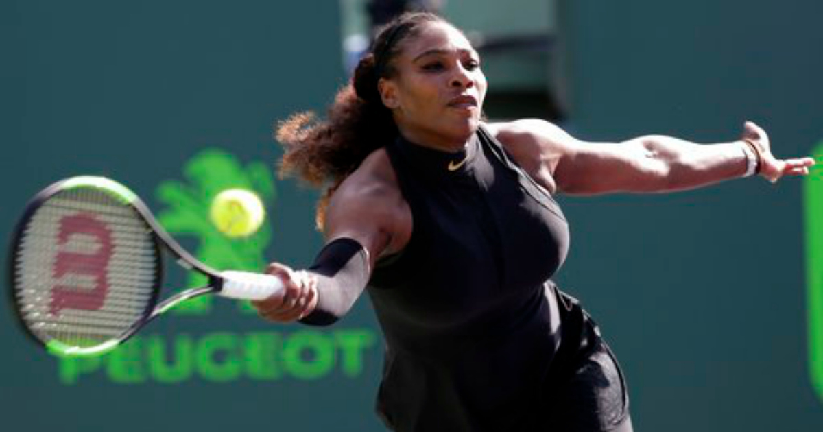 Serena Williams © ESPN Stats & Info/Twitter
