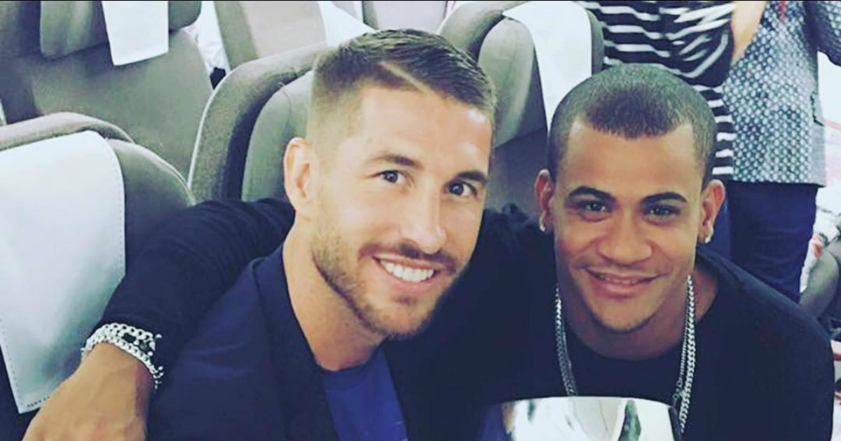 Randy Malcom y Sergio Ramos coincidieron en un vuelo © Instagram/ Randy Malcom