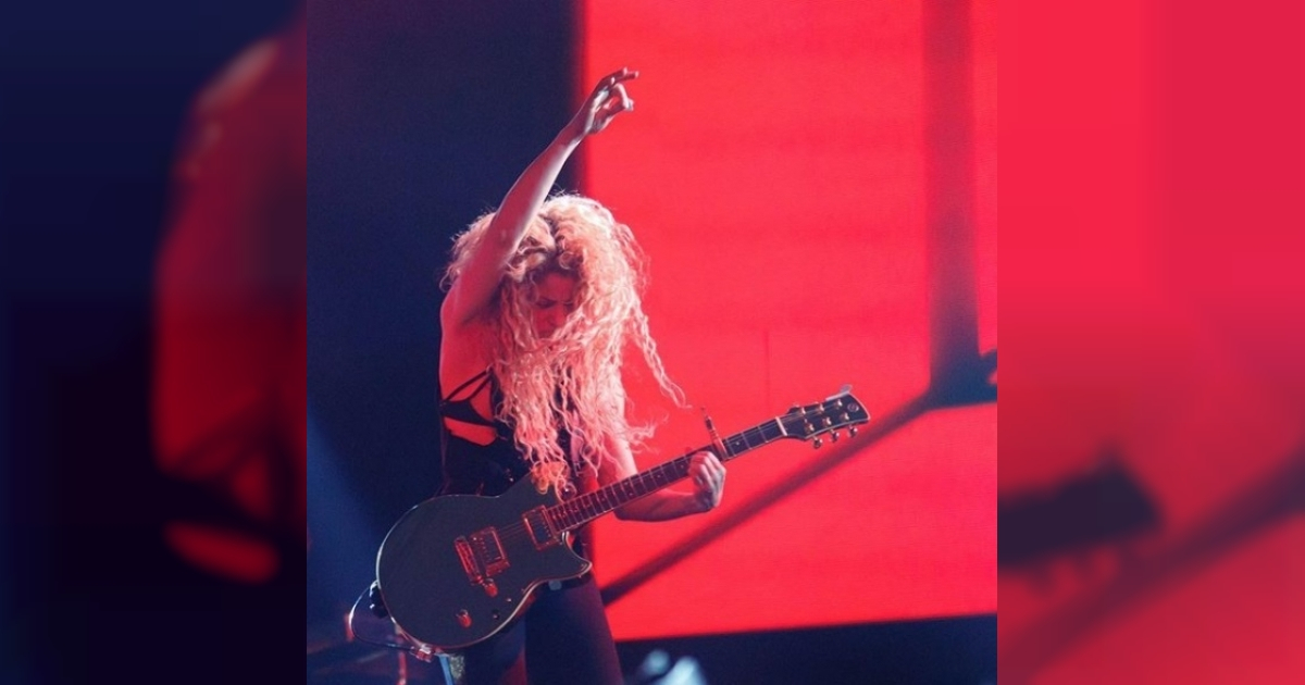 La cantante colombiana Shakira en pleno concierto © Instagram / Shakira