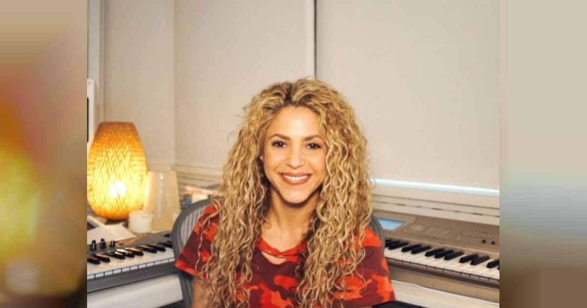 Shakira sonriendo en una imagen de archivo © Instagram / Shakira