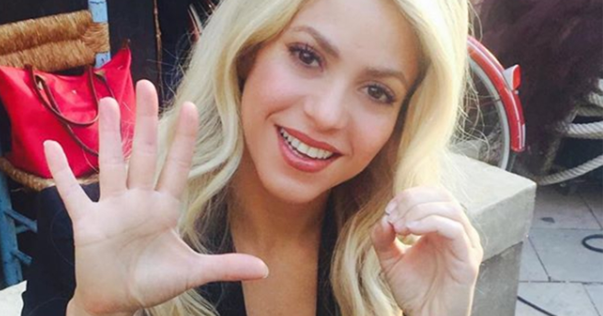 Shakira presume de trasero. © Shakira / @shakira / Instagram
