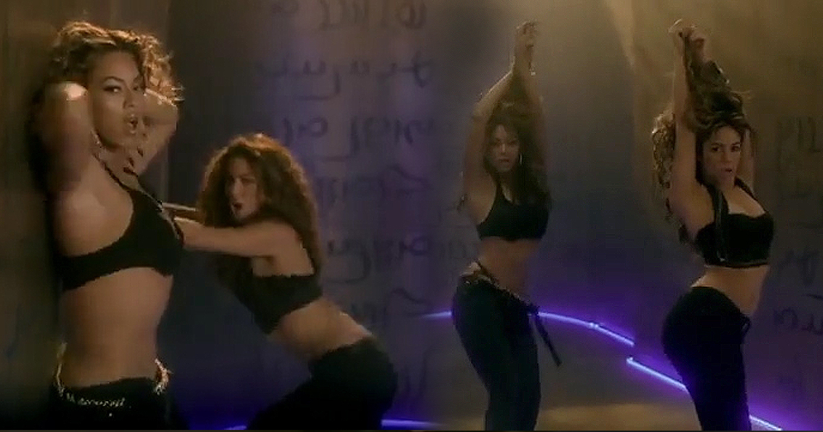 Shakira y Beyonce bailando la danza del vientre © Youtube/ beyonceVEVO