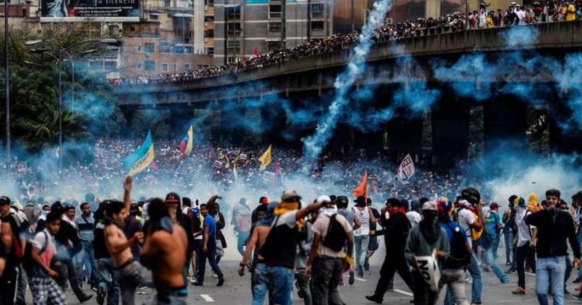 protestas en Venezuela © Clarín