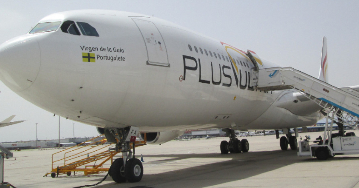 Avión de Plus Ultra A340-300 © Plus Ultra