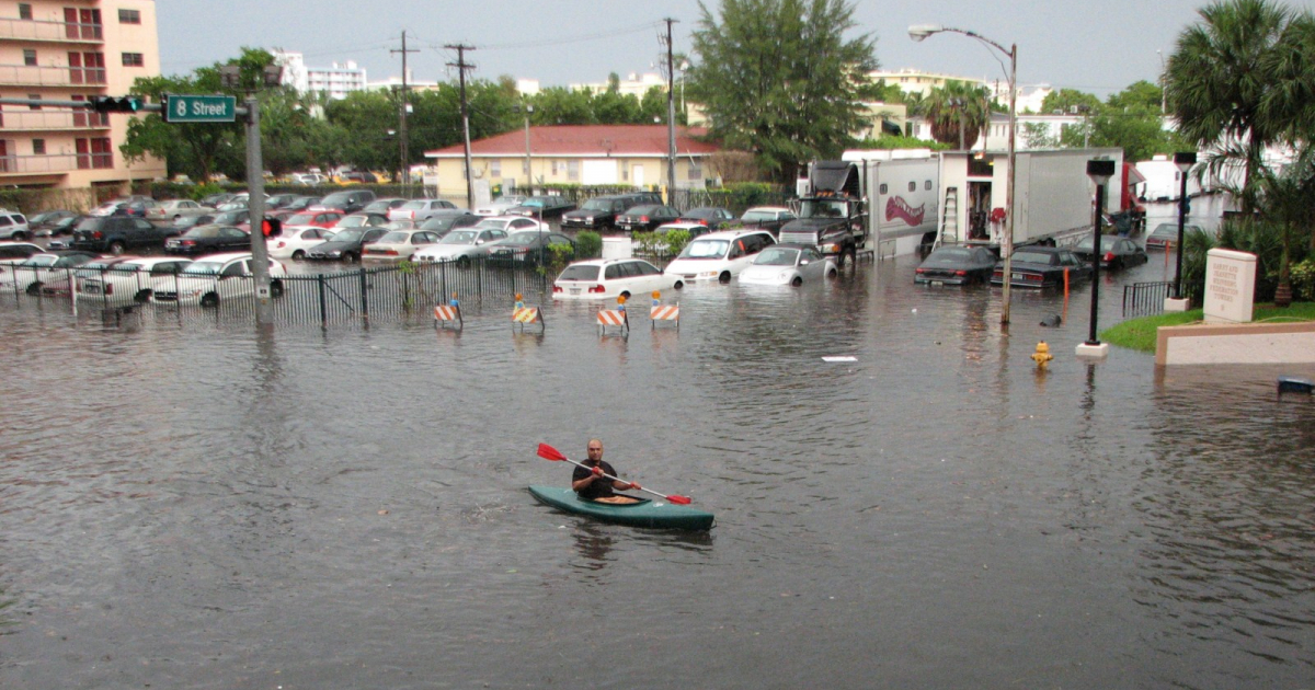 Inundación en South Beach © Wikimedia Commons